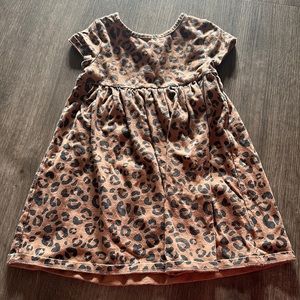 Brown and black leopard tunic